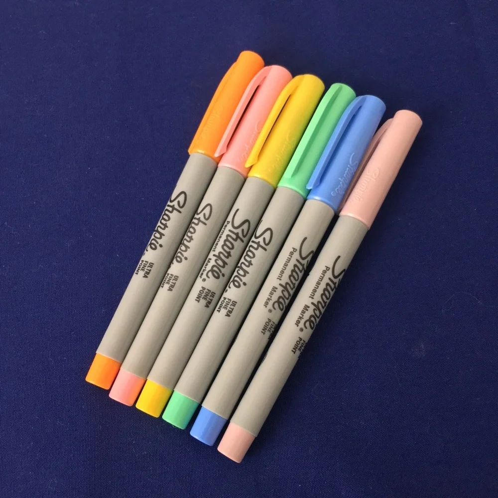 Floral Stationery Set with Sharpie Markers